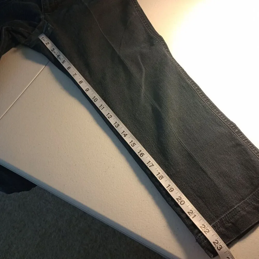 Worn Bootcut Leg Jeans Women's Size 8/29 Blue mid Rise Stretch
